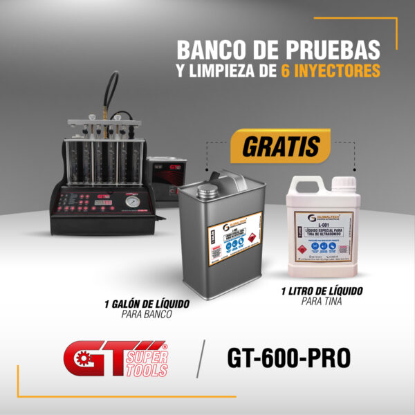 Imagen 4 Banco de Inyectores GT-600-PRO