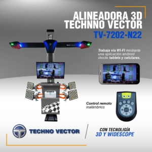 ALINEADORA 3D TECHNO VECTOR TV-7202-N22