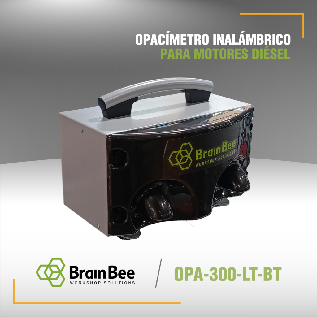 OPACÍMETRO BRAIN BEE PARA MOTORES DIÉSEL-OPA-300-LT-BT