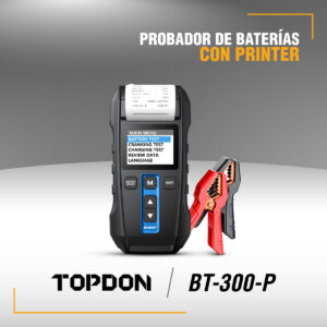 Imagen 1 Probador de Baterias con Printer de Globaltech