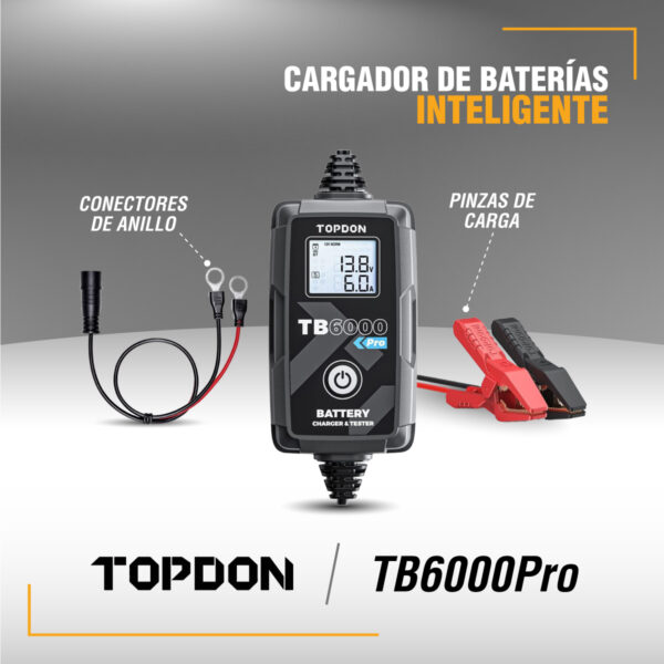 Imagen 2 Cargador de Baterías Inteligente de Globaltech