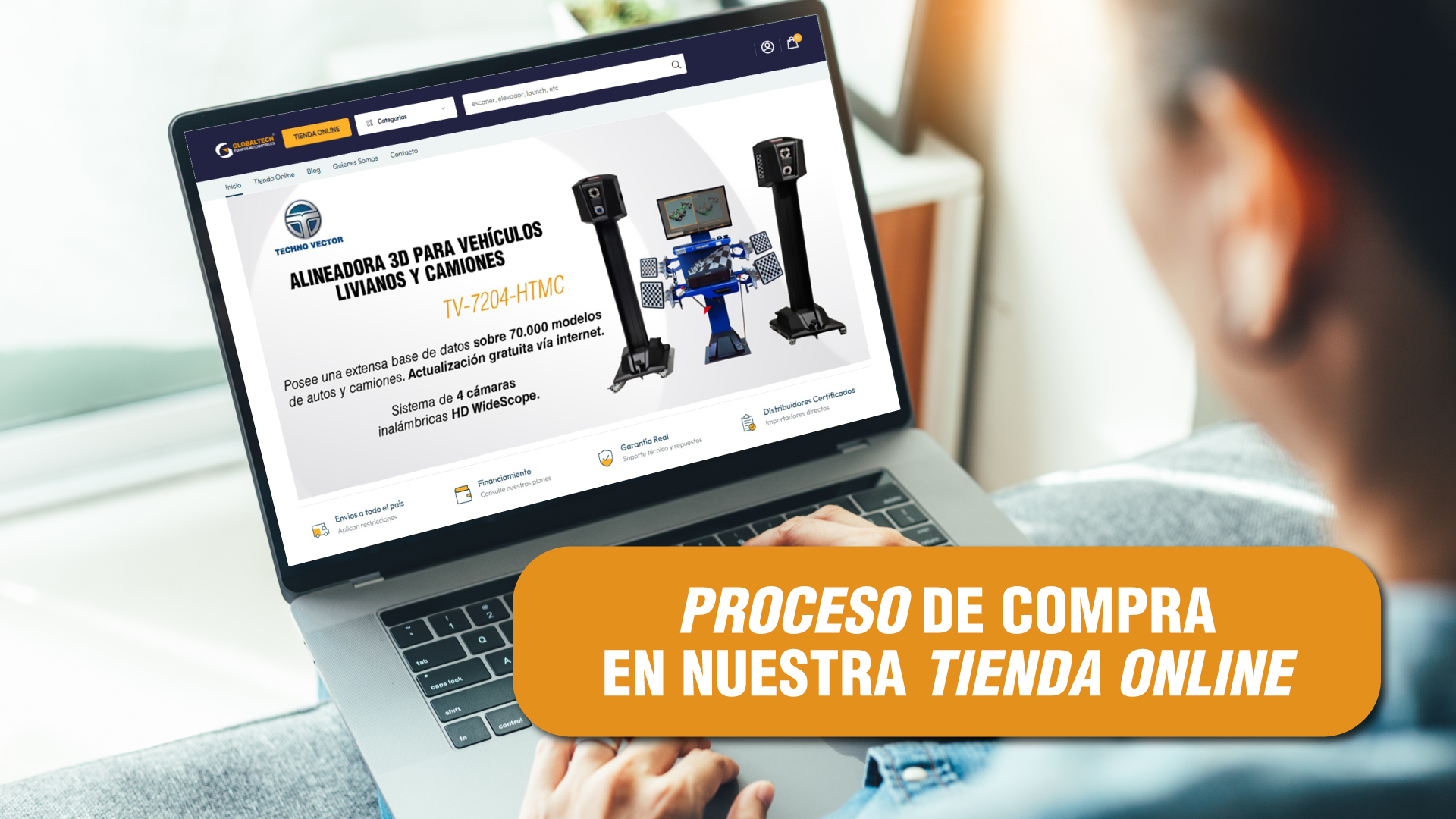 NUEVO PROCESO DE COMPRA TIENDA ONLINE GLOBALTECH