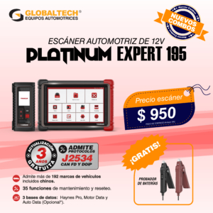 ESCÁNER AUTOMOTRIZ PLATINUM EXPERT 195