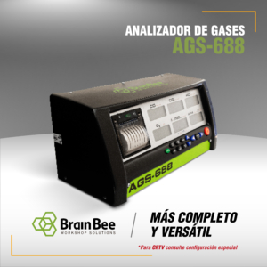 ANALIZADOR DE GASES AUTOMOTRIZ BRAIN BEE - MODELO AGS-688