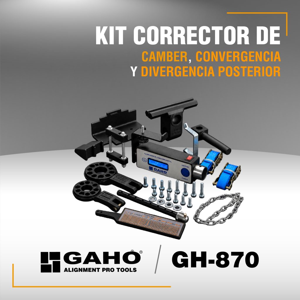 GAHO GH‑870 - Corrector de camber y convergencia posterior para GH-900-NEW