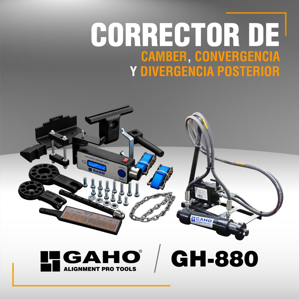 GAHO GH-880 - Corrector de camber y convergencia posterior